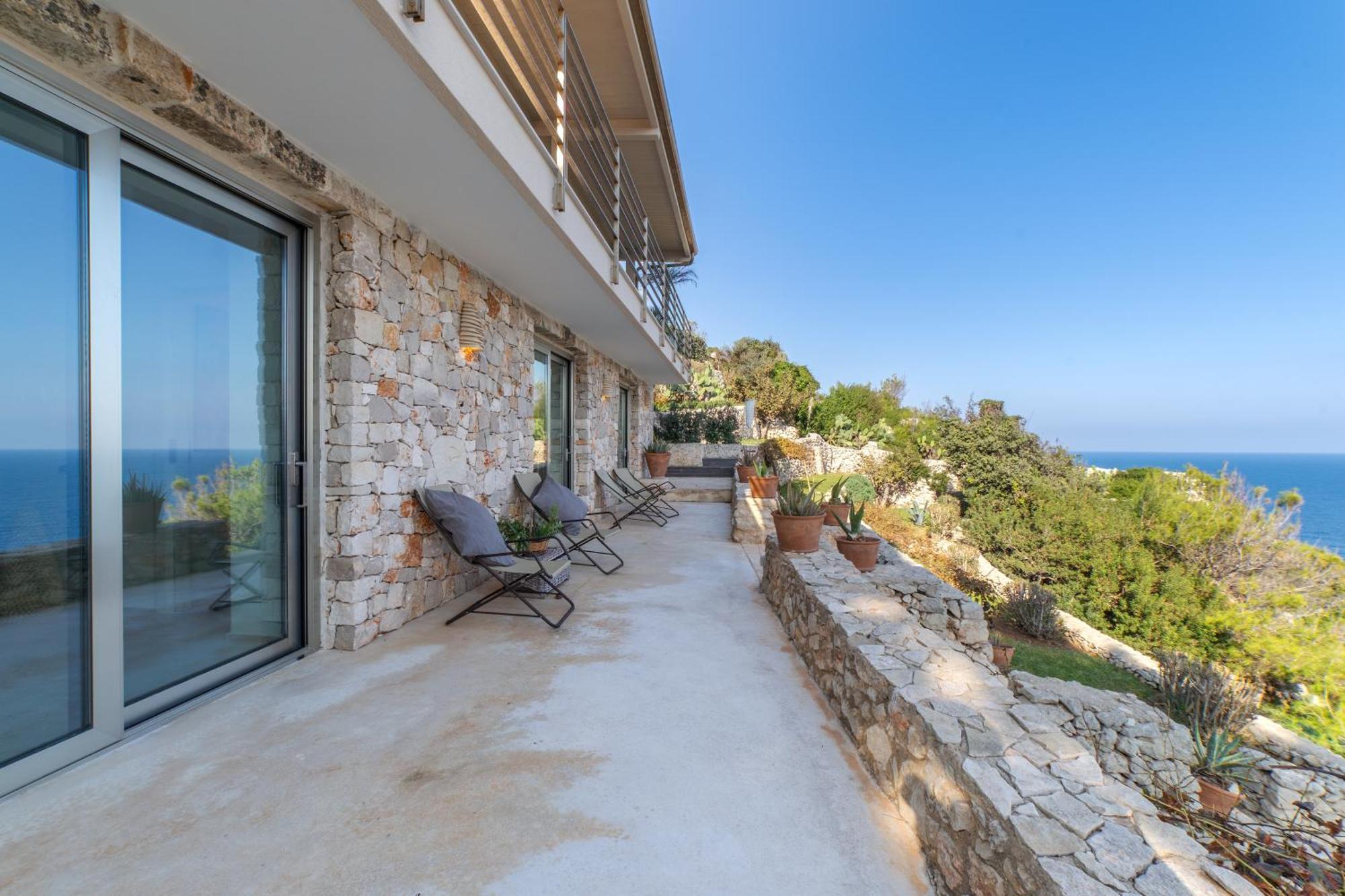 Villa Cliff Gagliano del Capo Eksteriør bilde